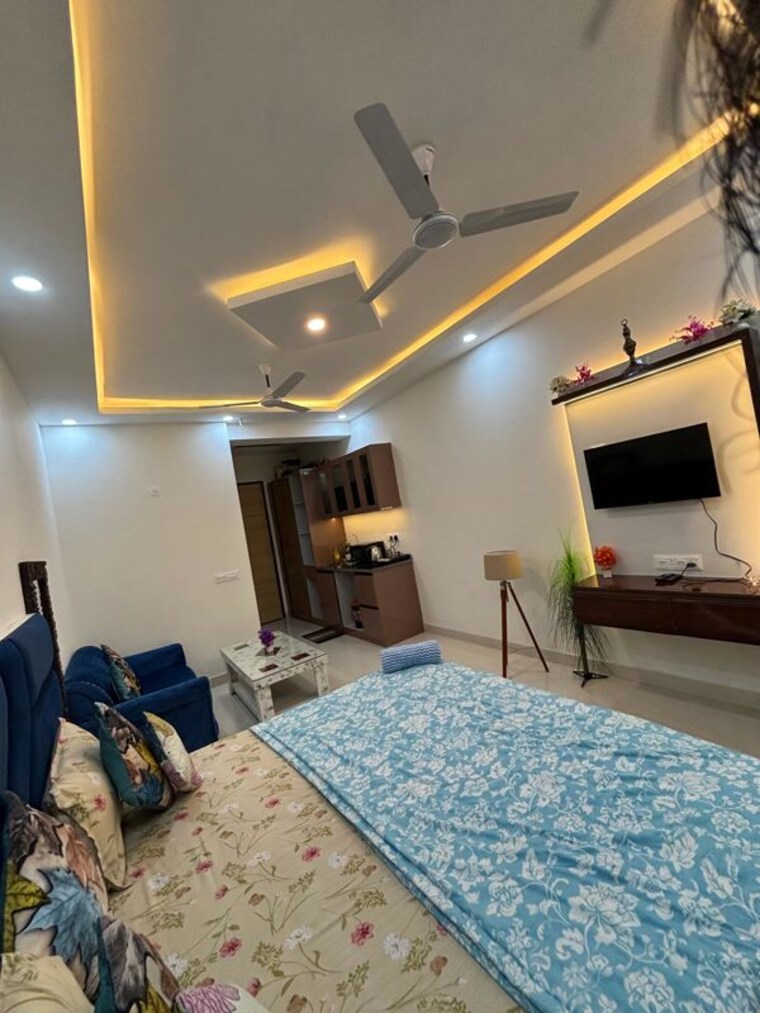 Bedroom, gaur-city-center Studio 700 Sq.Ft. Apartment In Sector 4 Greater Noida Greater Noida 10009234