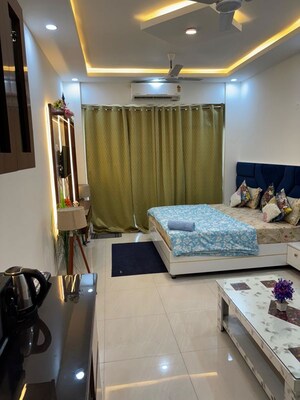Living Room in Studio Apartment at Gaur City Center, Sector 4 Greater Noida – for Rent