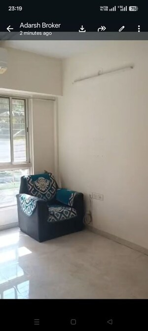 Living Room in 1 BHK Apartment at Lodha Amara, Kolshet Road – for Rent