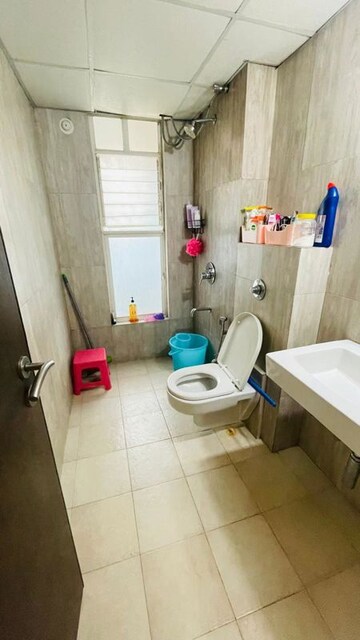 Bathroom in 3 BHK Apartment at Global Precioso Apartment, Kharadi – for Rent