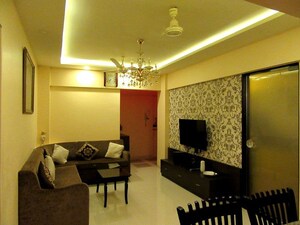 Living Room in 3 BHK Apartment at Rohit Apartments, Andheri West – for Rent