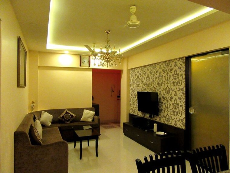 Living Room, rohit-apartments 3 Bedroom 1000 Sq.Ft. Apartment In Andheri West Mumbai 10009393