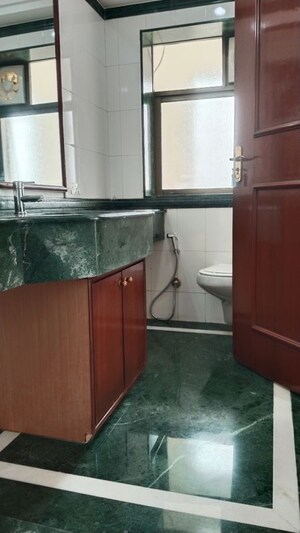 Bathroom in 4 BHK Apartment at Sanghi Residency, Prabhadevi – for Rent