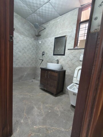 Bathroom in 3 BHK Builder Floor at Sector 14 – for Rent