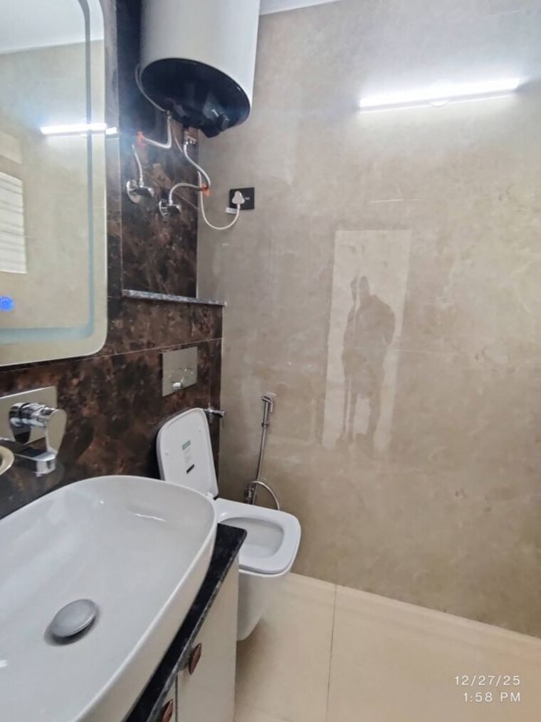 Bathroom, rail-vihar-apartment 2 Bedroom 1200 Sq.Ft. Builder Floor In Sector 15 Gurgaon 10009458