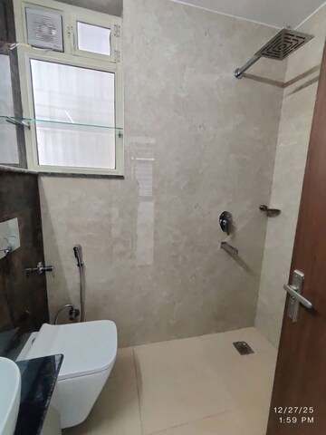 Bathroom in 2 BHK Builder Floor at Rail Vihar Apartment, Sector 15 – for Rent