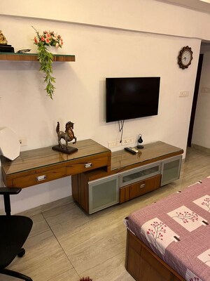 Living Room in 2 BHK Apartment at Mayfair Akshay, Lokhandwala – for Sale
