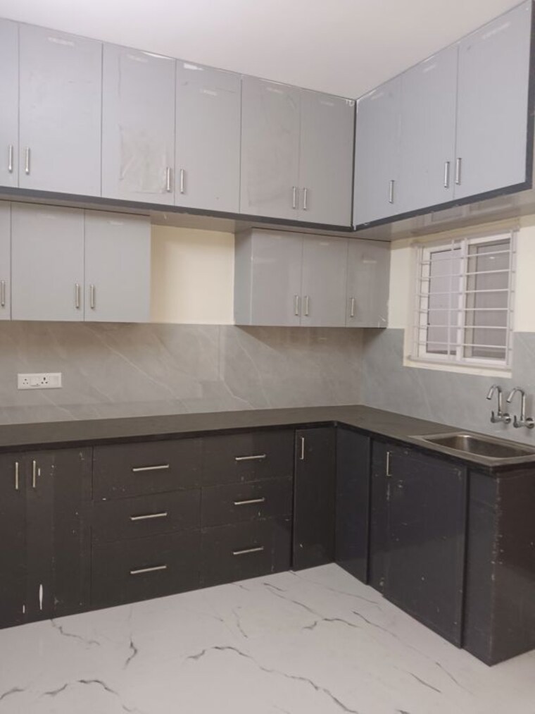Kitchen, manikonda 3 Bedroom 1500 Sq.Ft. Apartment In Manikonda Hyderabad 10009489