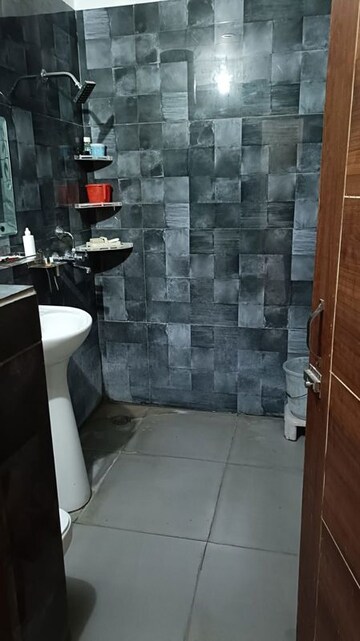 Bathroom in 3 BHK Builder Floor at Dhakoli – for Sale