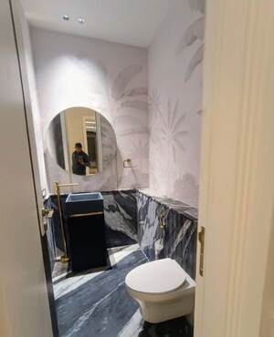 Bathroom in 5 BHK Builder Floor at Panchsheel Enclave – for Sale