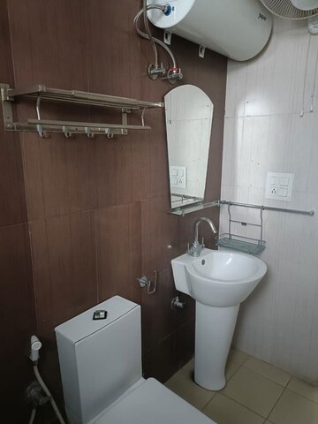 Bathroom in 3 BHK Apartment at Panchkula Urban Estate – for Rent