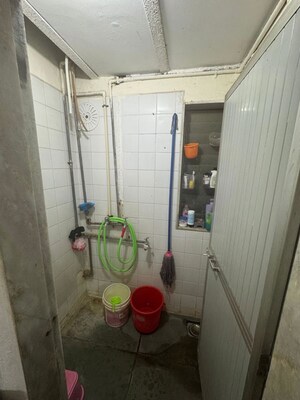 Bathroom in 1 BHK Apartment at Gokuldham CHS Goregaon, Goregaon East – for Rent