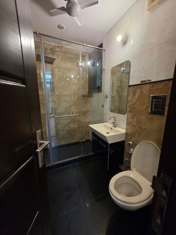 Bathroom in 3 BHK Builder Floor at Kalkaji – for Rent