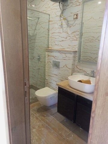 Bathroom in 3 BHK Builder Floor at Kalkaji – for Rent