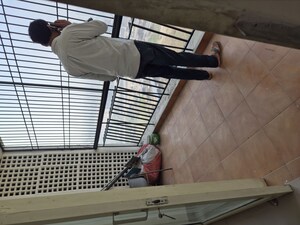 Balcony in 2 BHK Apartment at Antriksh Golf View, Sector 78 – for Rent