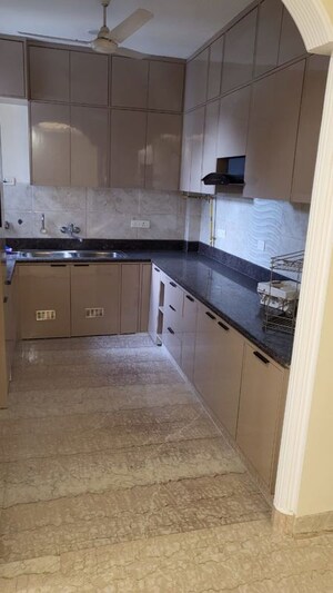 Kitchen in 3 BHK Builder Floor at Kailash Hills – for Rent