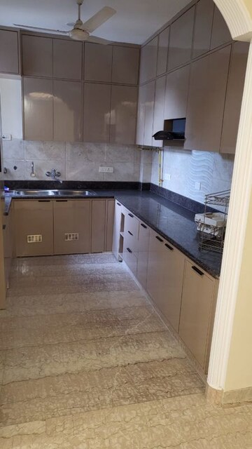 Kitchen in 3 BHK Builder Floor at Kailash Hills – for Rent