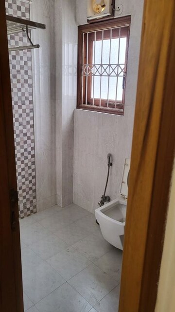 Bathroom in 3 BHK Builder Floor at Chittaranjan Park – for Rent