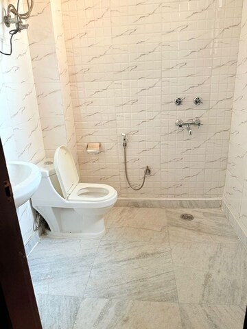 Bathroom in 2.5 BHK Builder Floor at Chattarpur – for Rent