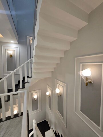 Bathroom in 3 BHK Builder Floor at Maya Homes, Indrapuram – for Rent