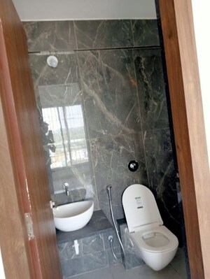 Bathroom in 3 BHK Apartment at Unique K Ville, Ravet – for Rent