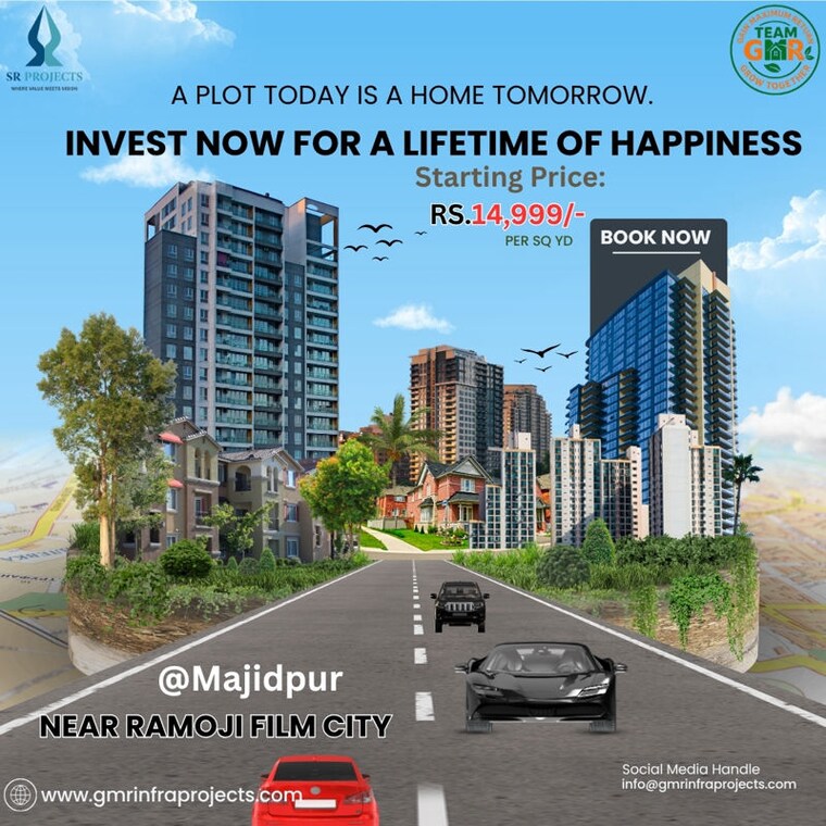 Exterior View, sr-rock-town  150 Sq.Yd. Plot In Mazidpur Hyderabad 10009632