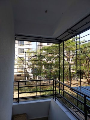 Balcony in 2 BHK Builder Floor at Alok Park Apartment, Dhayari – for Sale