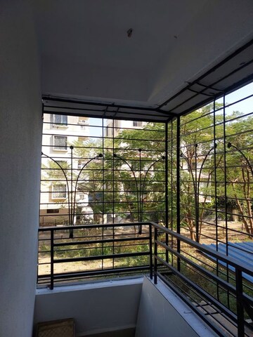 Balcony in 2 BHK Builder Floor at Alok Park Apartment, Dhayari – for Sale