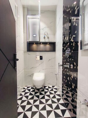 Bathroom in 3.5 BHK Builder Floor at Uttam Nagar – for Sale