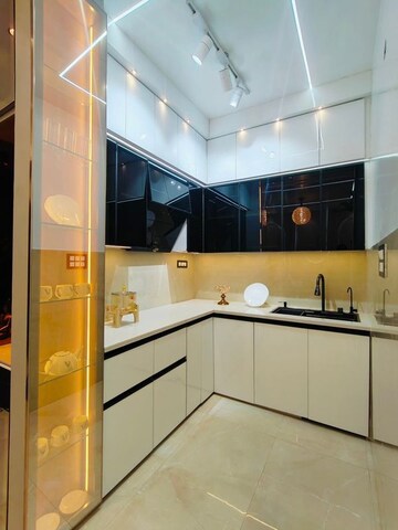 Kitchen in 3.5 BHK Builder Floor at Uttam Nagar – for Sale