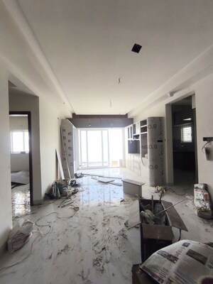 Living Room in 2.5 BHK Apartment at My Home Sayuk, Tellapur – for Rent