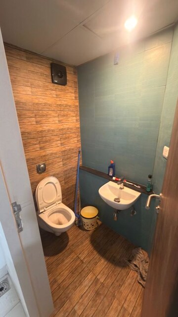 Bathroom in 1 BHK Apartment at Lodha Crown Quality Homes, Majiwada – for Rent