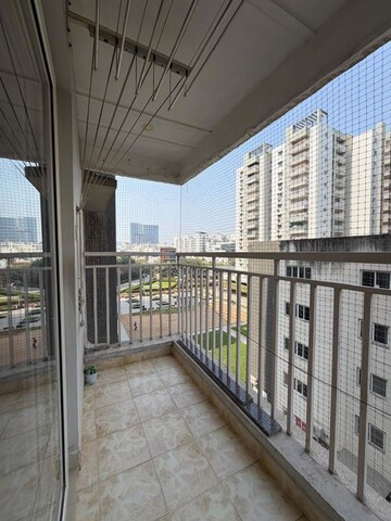 Balcony in 3 BHK Apartment at Rajapushpa Regalia, Kokapet – for Rent