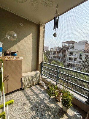 Balcony in 1.5 BHK Builder Floor at Sector 55 – for Rent