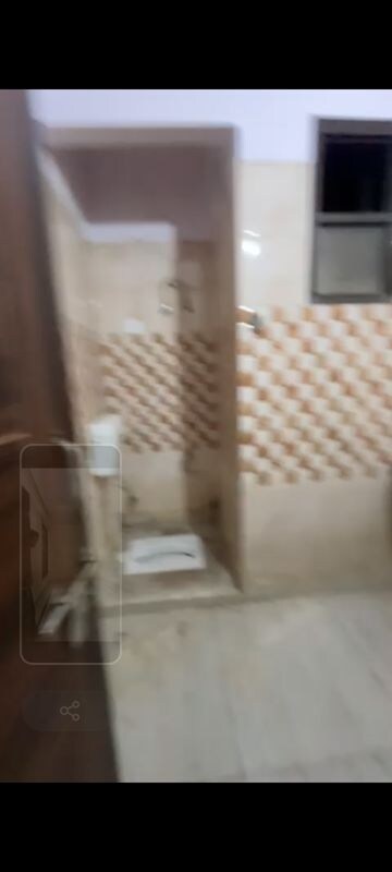 Bathroom in 2 BHK Builder Floor at Chattarpur – for Rent