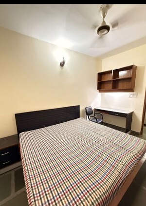 Bedroom in 2 BHK Builder Floor at Chattarpur – for Rent