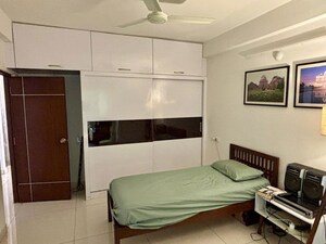 Bathroom in 3 BHK Apartment at Ananda The Ozone Heights, Tellapur – for Rent