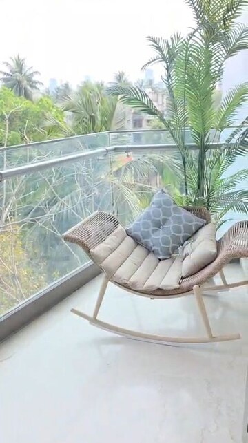 Balcony in 3 BHK Apartment at Adani Ten BKC, Bandra East – for Sale