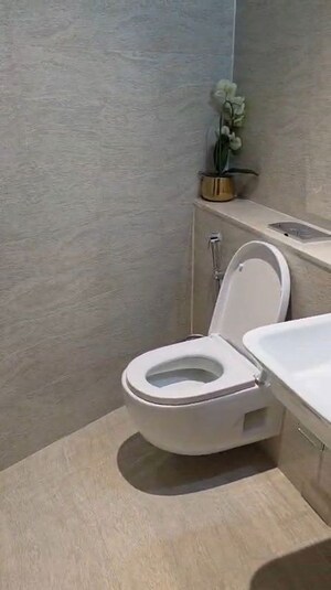 Bathroom in 3 BHK Apartment at Adani Ten BKC, Bandra East – for Sale