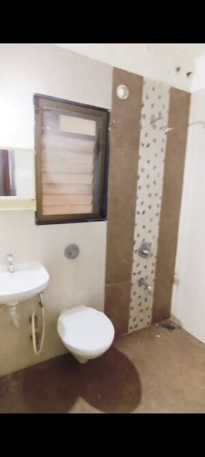 Bathroom in 2 BHK Apartment at Shree Satya Shankar Residency, Manpada – for Rent