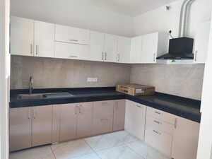 Kitchen in 3 BHK Builder Floor at DLF Vibhuti Khand, Gomti Nagar – for Rent