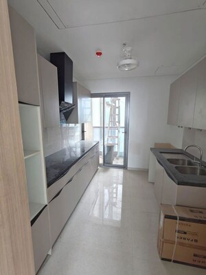 Kitchen in 4 BHK Apartment at Rustomjee Crown, Prabhadevi – for Rent