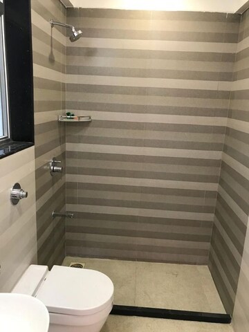 Bathroom in 2 BHK Apartment at Amal Aspen Park, Goregaon East – for Rent
