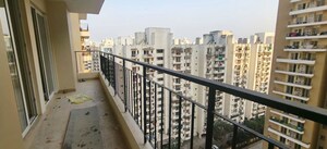 Balcony in 3 BHK Apartment at Amrapali Crystal Homes, Sector 76 – for Rent