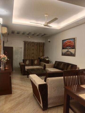 Living Room in 3 BHK Apartment at Sarita Vihar – for Sale