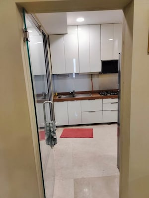 Kitchen in 3 BHK Apartment at Oberoi Exquisite Goregaon, Goregaon East – for Rent