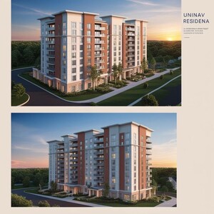 4 BHK Apartment – Exterior View View at Uninav Residena, Raj Nagar Extension - for Sale