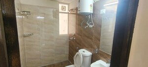Bathroom in 3 BHK Apartment at Amrapali Heartbeat City, Sector 107 – for Rent