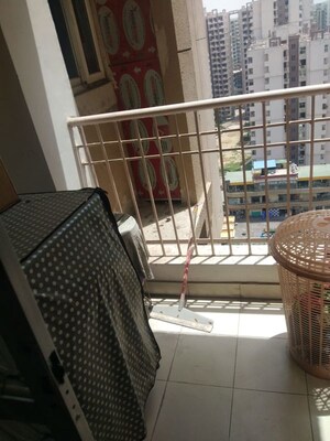 Balcony in 3 BHK Apartment at Ajnara Klock Tower, Sector 74 – for Rent
