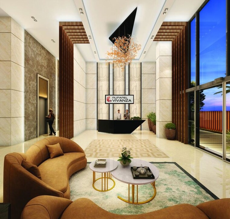 Living Room, ruparel-vivanza 2 Bedroom 645 Sq.Ft. Apartment In Byculla Mumbai 10010178